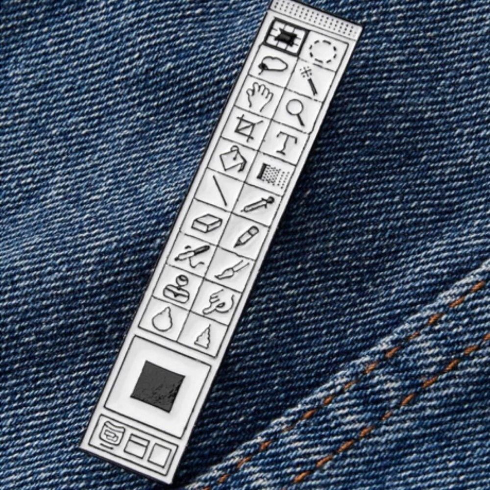 ADOBE Illustrator Toolbox Artist Enamel Pin